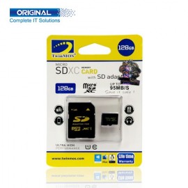 TWINMOS 128GB, CLASS 10 MULTIMEDIA MICRO SD CARD, Life time Warranty